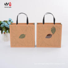 Custom print paper with handle gift shopping bag